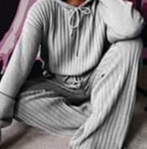 Ribbed hooded piece - ribbed, 2